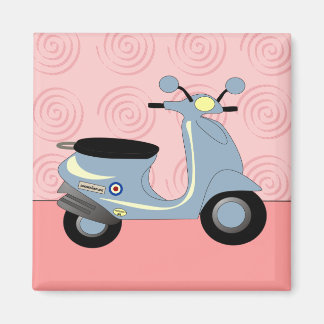 Scooter Trio Rosa Magnet