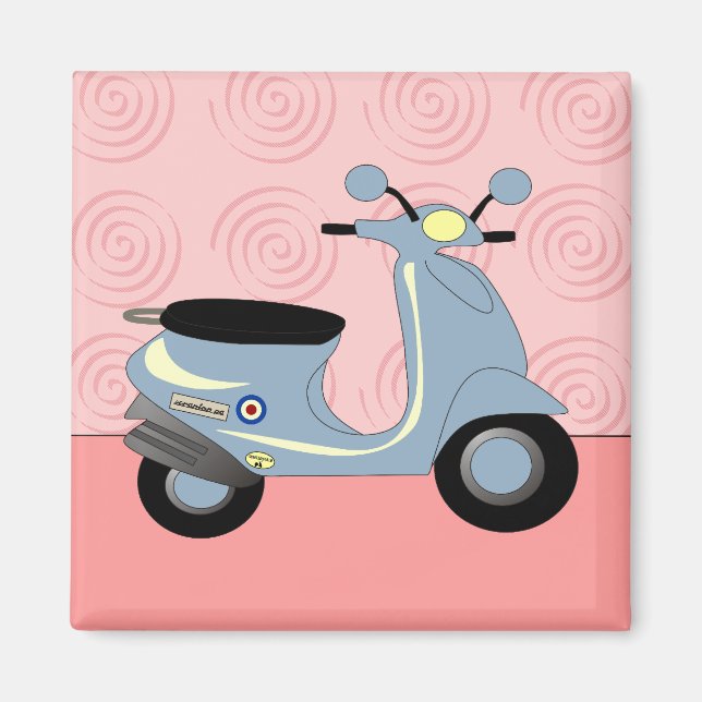 Scooter Trio Rosa Magnet (Framsidan)
