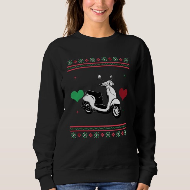 Scooter Ugly jul Sweater Julafton T Shirt (Framsida)