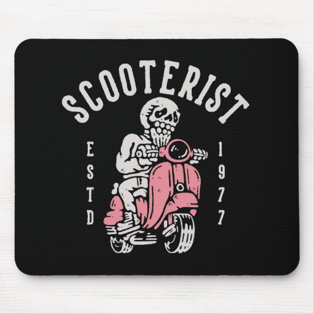 scooterist din slogan här musmatta (Framsidan)