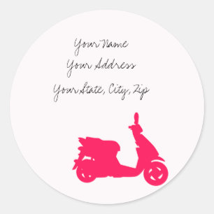 Scooty Runt Klistermärke