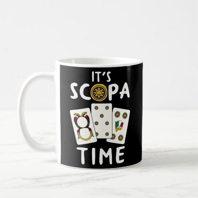 Scopa Italipa-spel - skottpaspelare Kaffemugg (Vänster)