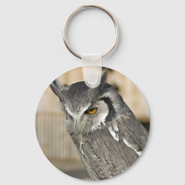 Scops Uggla Keychain Nyckelring (Framsida)