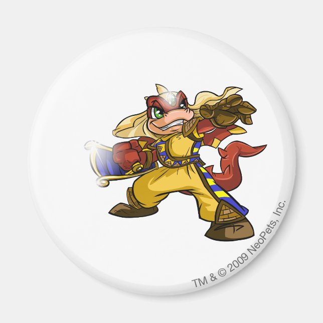 Scorchio Borttappad Desert Player Magnet (Framsidan)