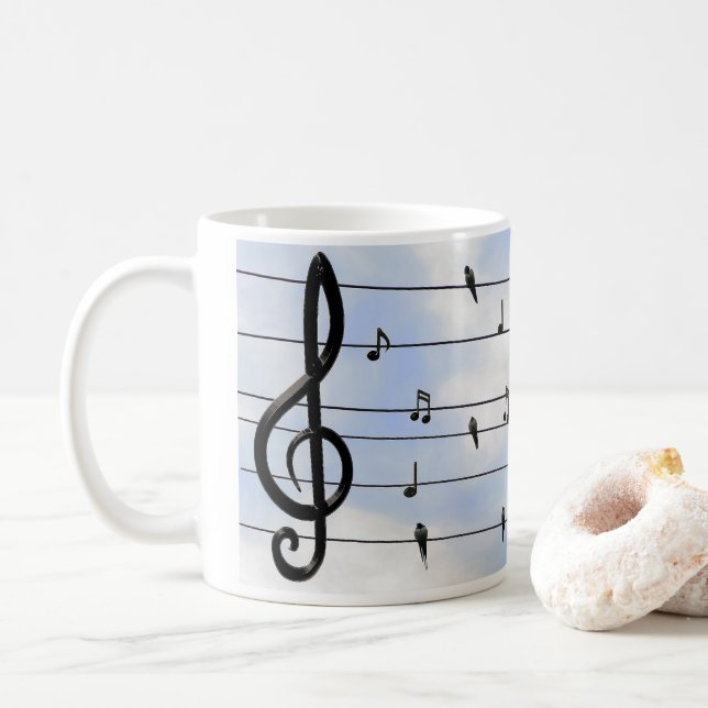 Score and swallows kaffemugg (Med munk)