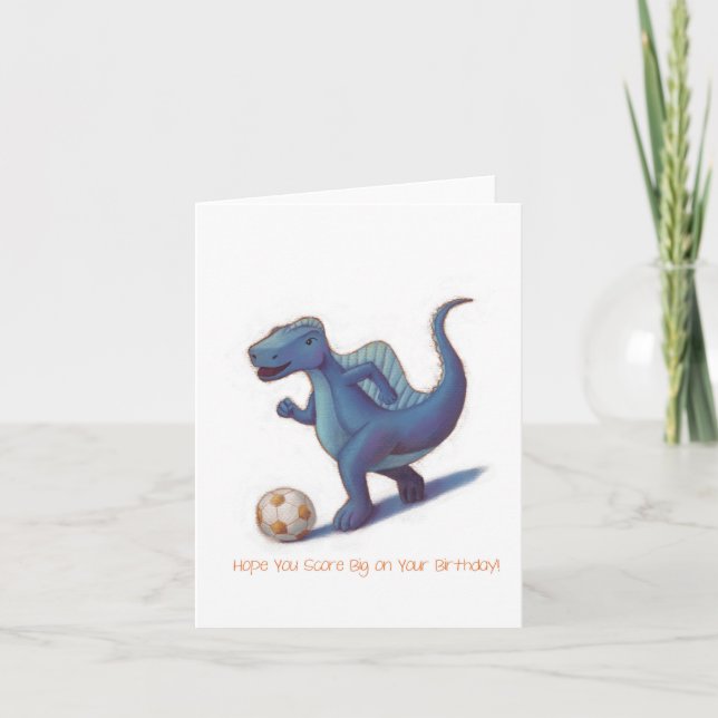 Score Big på ditt födelsedagskort Tack Kort (Framsida)