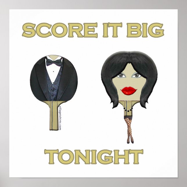 Score Big Ping Pong Poster (Framsidan)