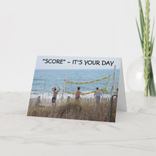 "SCORE" - DET ÄR DIN DAG (BIRTHDAY) KORT