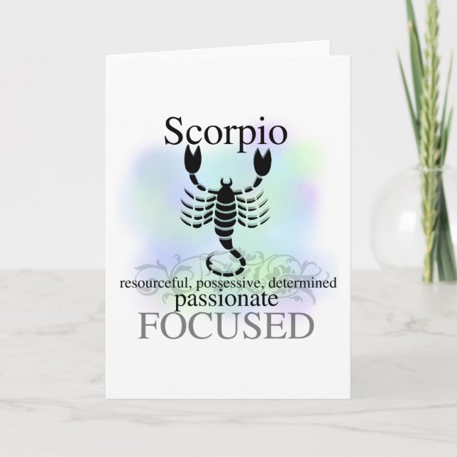 Scorpio About You Kort (Framsida)