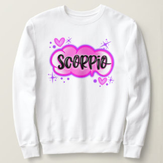 Scorpio Airbrush Stil T Shirt