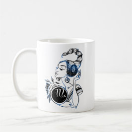 Scorpio Art Deco Dam Kaffemugg