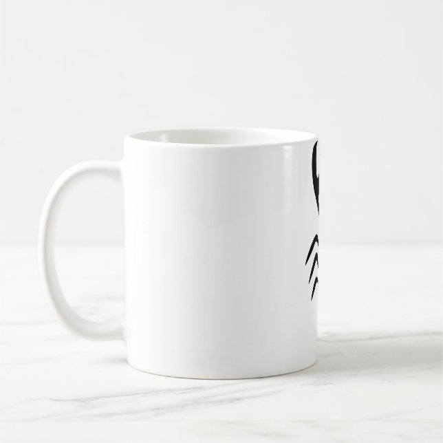 Scorpio Astrological Symbol Sign 1 Kaffemugg (Vänster)