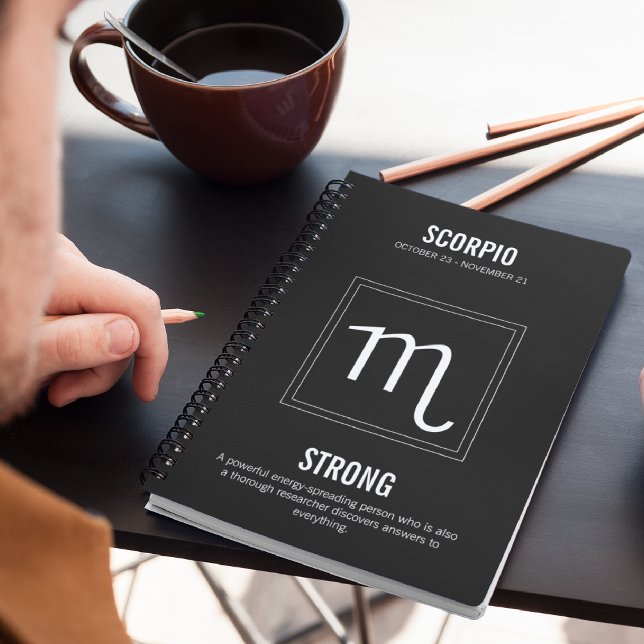 Scorpio Astrology Anteckningsbok (Skapare uppladdad)