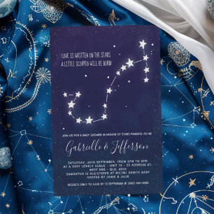 Scorpio Astrology Baby Shower Inbjudningar