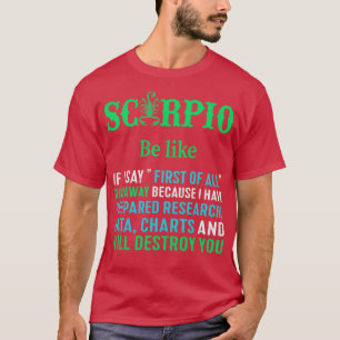 Scorpio astrology gips 4 t shirt