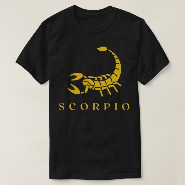 Scorpio astrology t shirt (Design framsida)