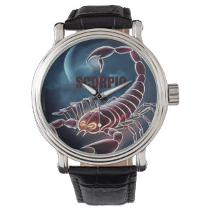 Scorpio astrology-tecken armbandsur