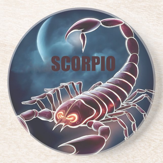 Scorpio astrology-tecken underlägg (Framsidan)