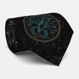 Scorpio Astrology Zodiac Neck Tie Slips