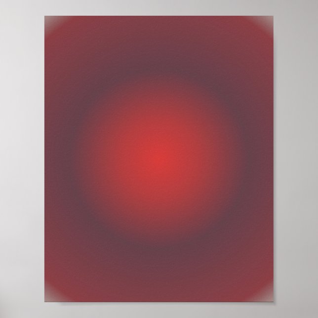 Scorpio Aura Gradient Zodiac, Red Aura Gradient Poster (Framsidan)
