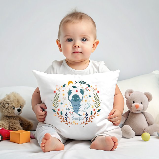 Scorpio Baby Nursery Dekorativ kudde (Skapare uppladdad)