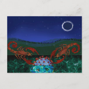 Scorpio besegrar viruset vykort
