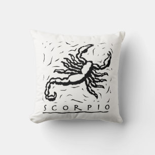 Scorpio Birthday År Astrological Zodiac-tecken Kudde