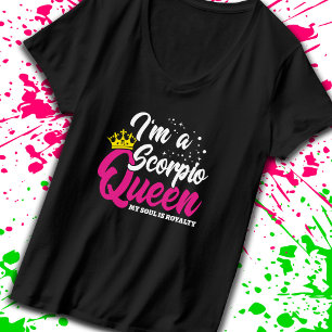 Scorpio Birthday Queen November Zodiac T Shirt