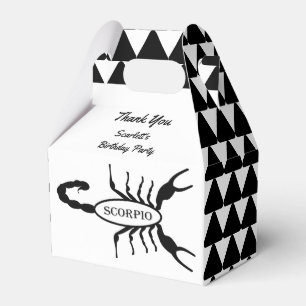 Scorpio Black Scorpion Stjärntecken Anpassningsbar Presentaskar