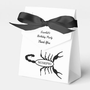 Scorpio Black Scorpion Stjärntecken Anpassningsbar Presentaskar
