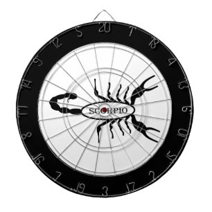 Scorpio Black Scorpion Stjärntecken Darttavla
