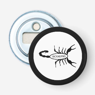 Scorpio Black Scorpion Stjärntecken Flasköppnare