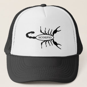Scorpio Black Scorpion Stjärntecken Keps