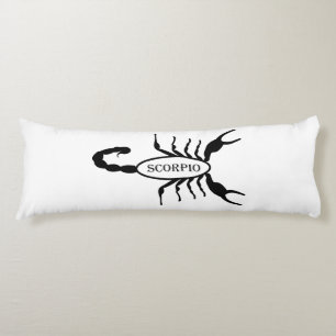 Scorpio Black Scorpion Stjärntecken Kroppskudde