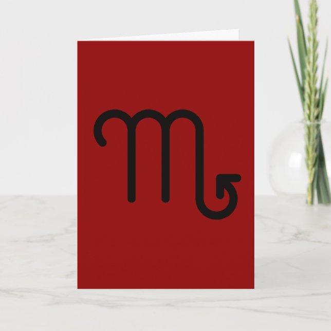 Scorpio Card Kort (Framsida)