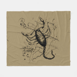 Scorpio Constellation Hevelius 1690 okt23 -nov 21 Fleecefilt