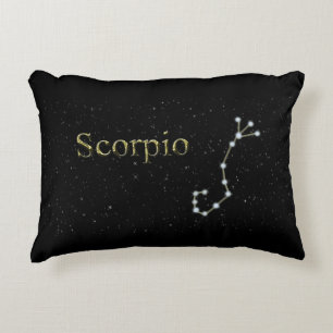 Scorpio Constellation Pillow Prydnadskudde