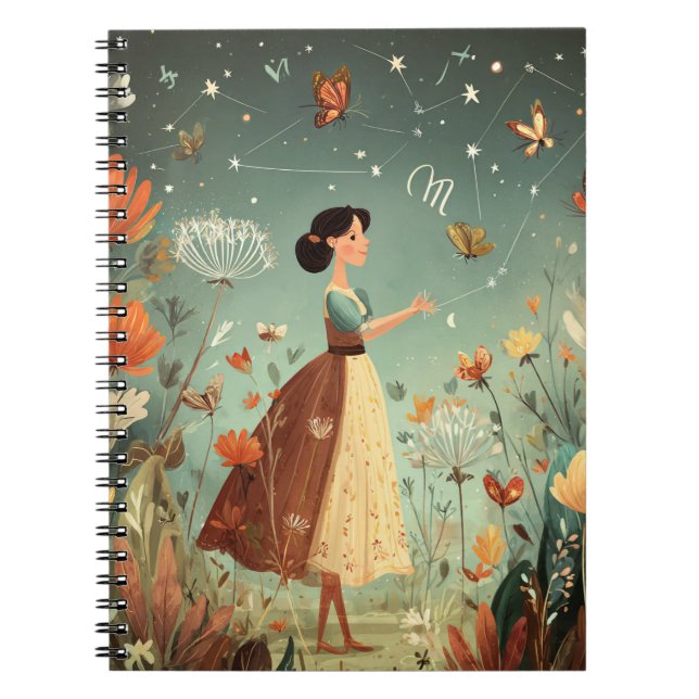 Scorpio Constellation Zodiac - bärbar dator Anteckningsbok (Framsidan)