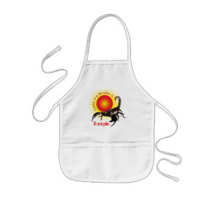 Scorpio den 24-22 november Aprons Barnförkläde