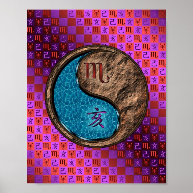 Scorpio & Earth Boar Poster (Framsidan)