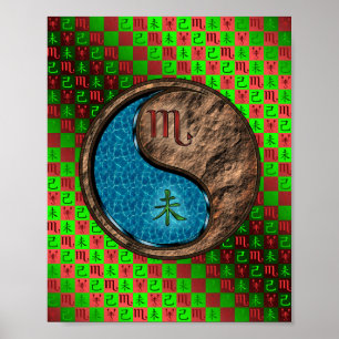 Scorpio & Earth Goat Poster