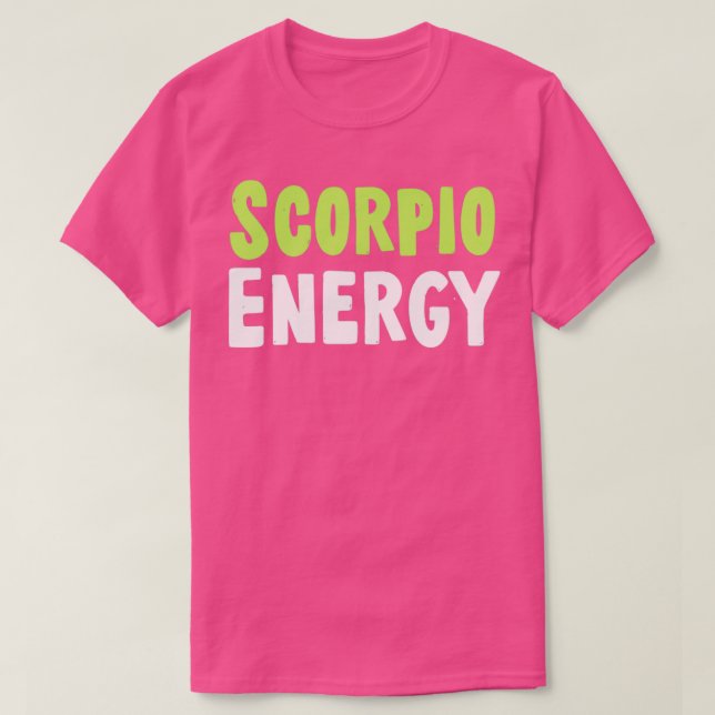 Scorpio Energy T Shirt (Design framsida)