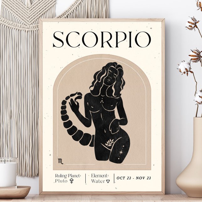 Scorpio Feminine Poster (Skapare uppladdad)