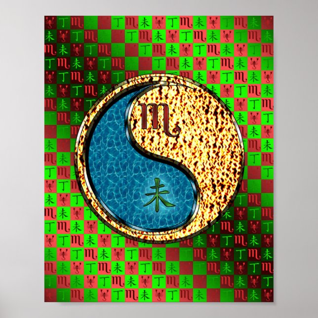 Scorpio & Fire Goat Poster (Framsidan)