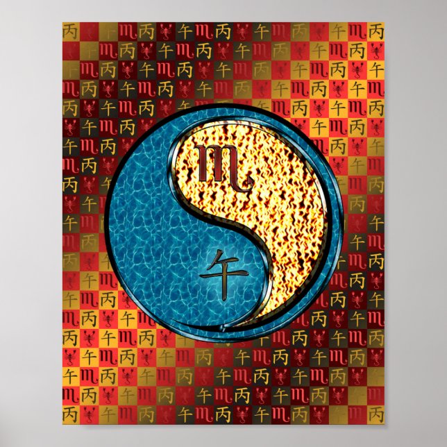 Scorpio & Fire Horse Poster (Framsidan)