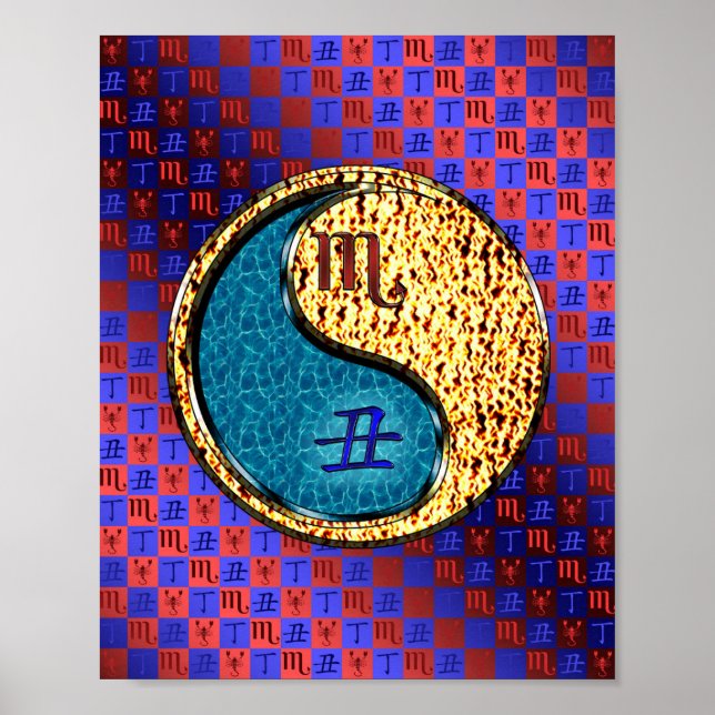 Scorpio & Fire Ox Poster (Framsidan)