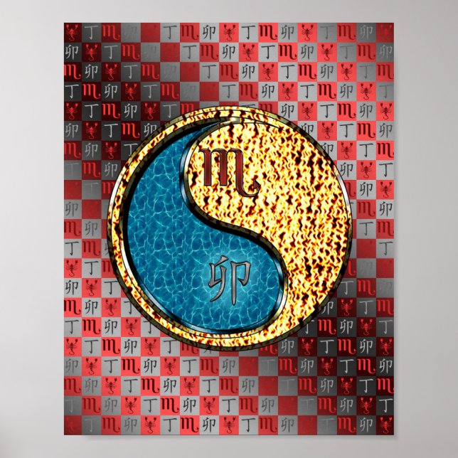 Scorpio & Fire Rabbit Poster (Framsidan)