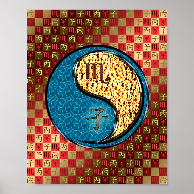 Scorpio & Fire Råtta Poster (Framsidan)