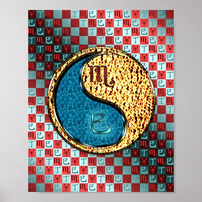 Scorpio & Fire Snake Poster (Framsidan)