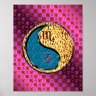 Scorpio & Fire Tupp Poster